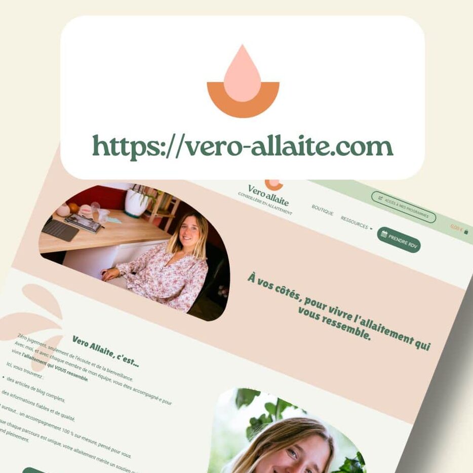 vero allaite site internet réalisation E-CLOSION webdesign