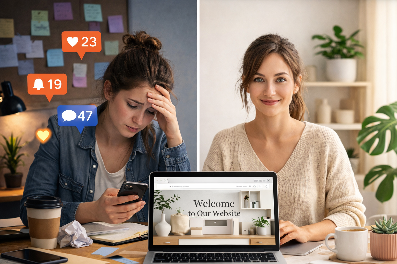 image article blog Emilie Giré E-CLOSION Webdesign Créer son site internet en 2026 : bonne ou mauvaise idée ?