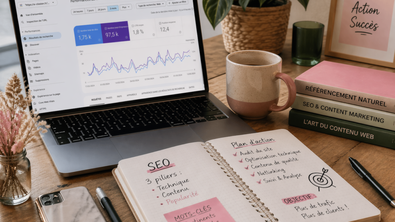 image article blog Emilie Giré E-CLOSION Webdesign Améliorer le référencement naturel SEO de son site internet