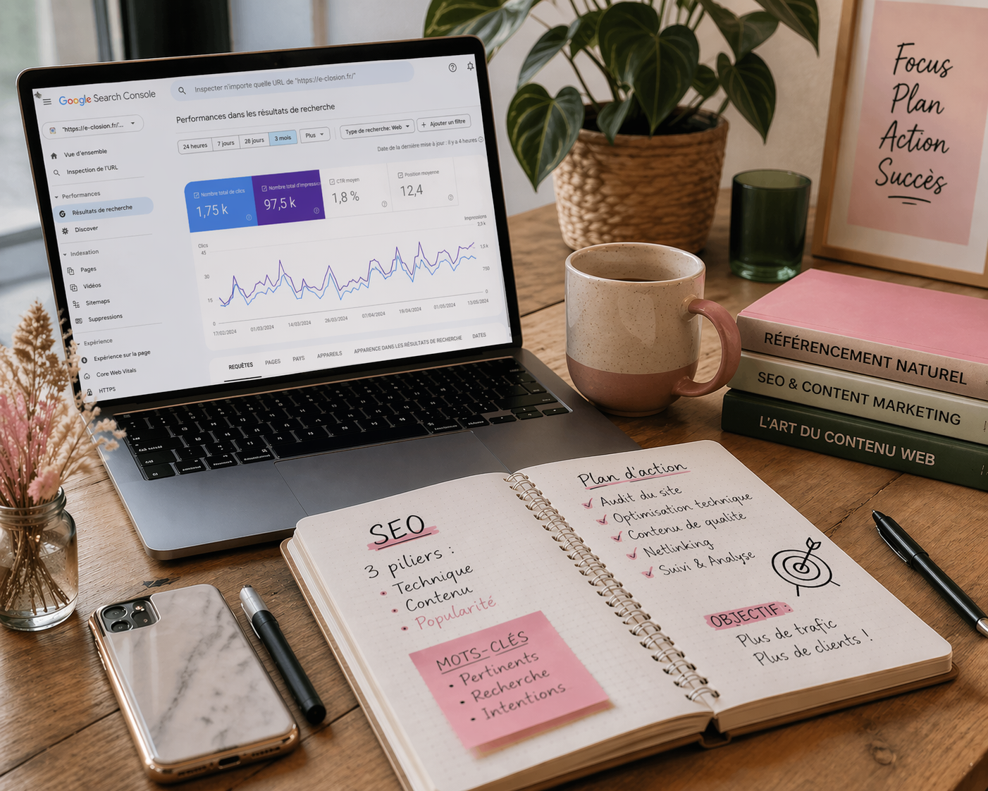 image article blog Emilie Giré E-CLOSION Webdesign Améliorer le référencement naturel SEO de son site internet