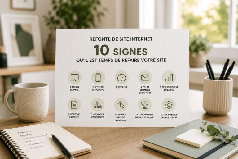 Lire la suite à propos de l’article Refonte de site internet : 10 signes qu&rsquo;il est temps de refaire votre site